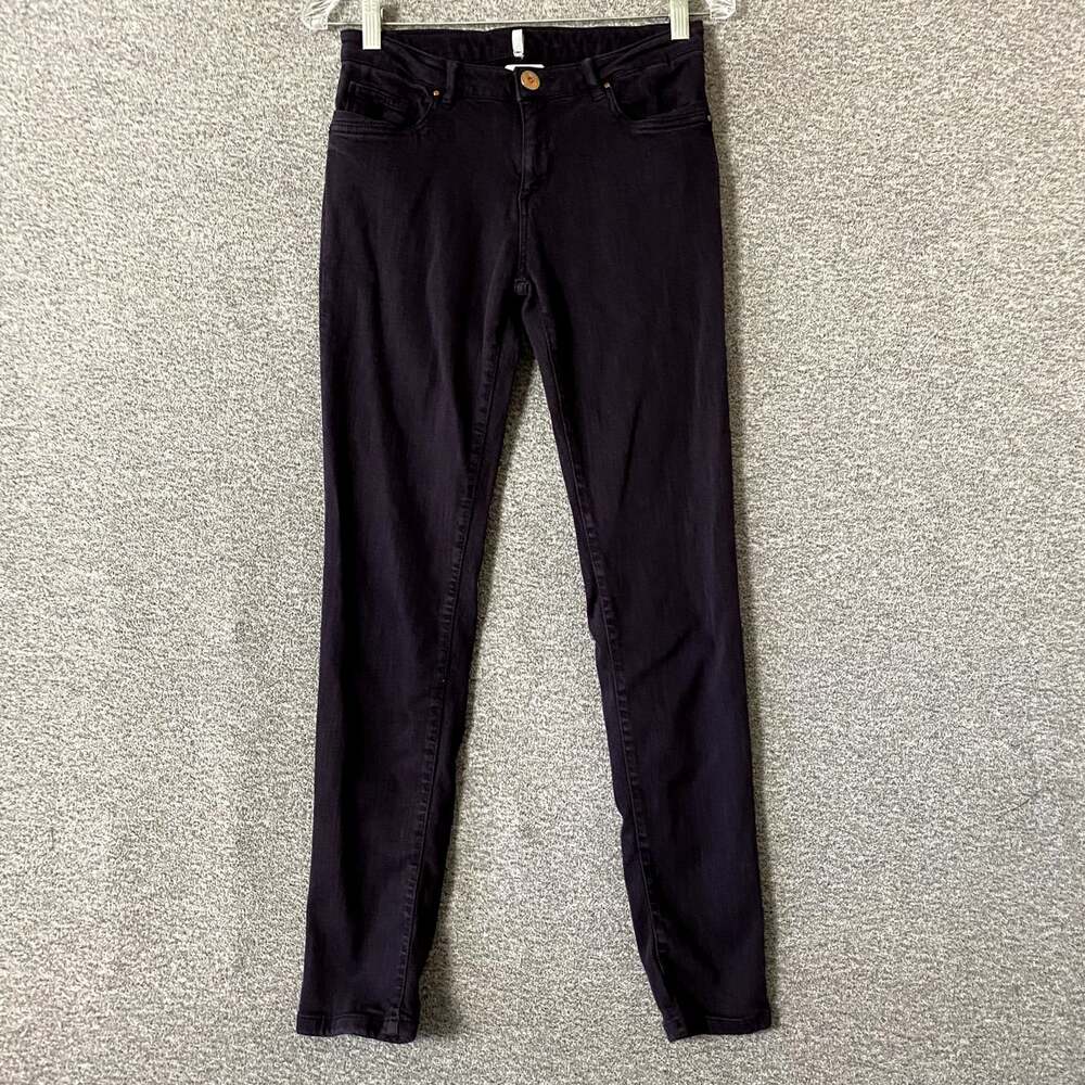 Cop. Copine Women's Size 27 Purple Mid-Rise Skinny Stretch Denim Jeans